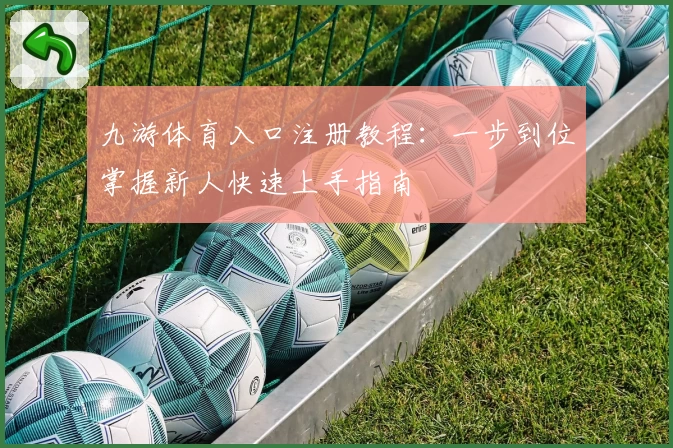 九游体育入口注册教程：一步到位掌握新人快速上手指南